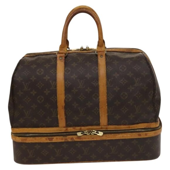 LOUIS VUITTON Monogram Sac Sports Boston Bag M41444 LV Auth 136767 - Picture 2 of 16